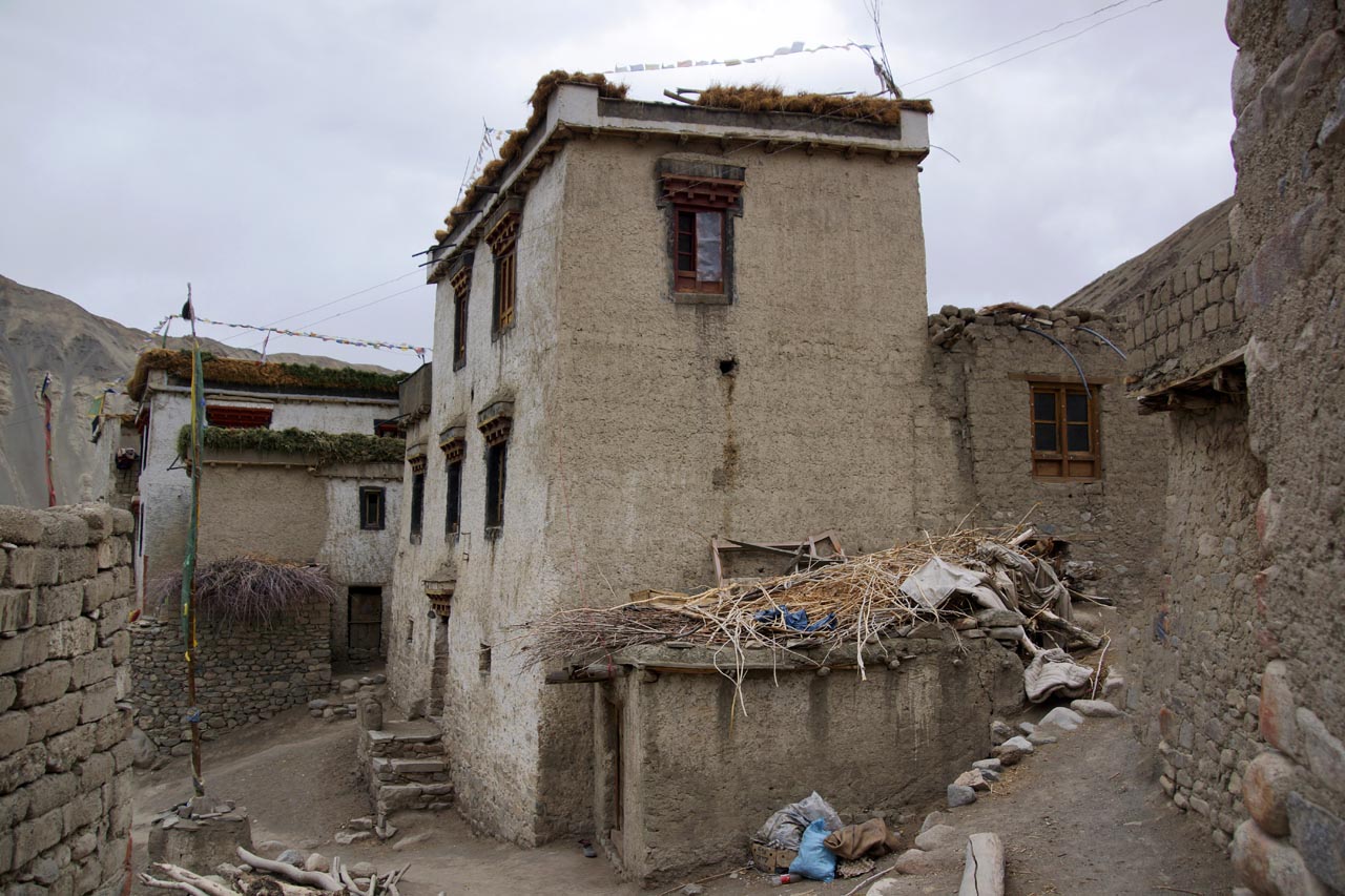 Une maison typique au village de Ang près de Tingmosgang Ladakh