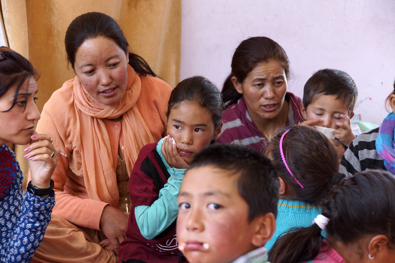 Séance de soins dentaires à Sakti Ladakh
