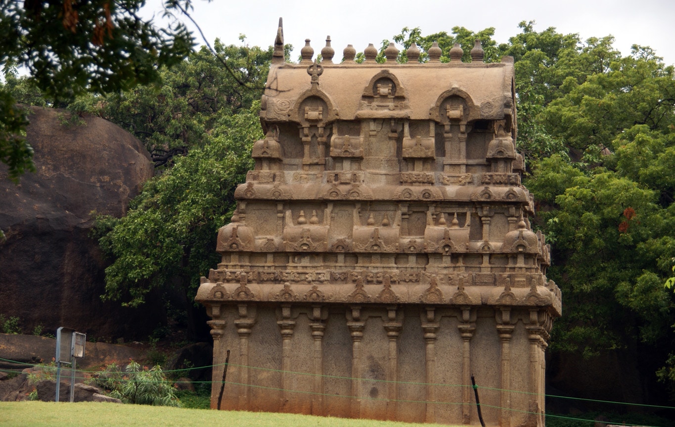 Ganesh ratha back side Mahabalipuram Tamil Nadu