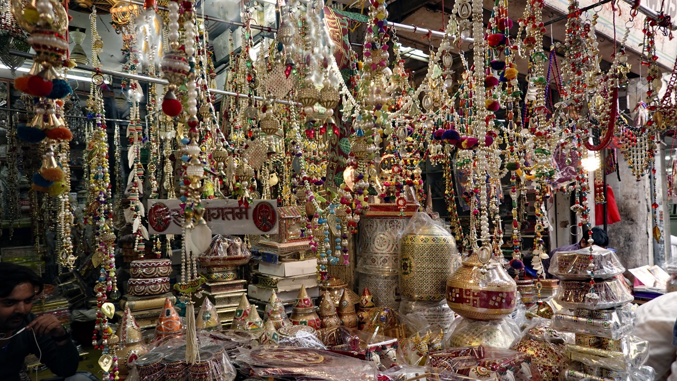Mes voyages en Inde : Ahmedabad Gujarat boutique de superbe artisanat local